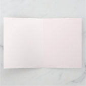 Carte Tête de licorne rose violet (Intérieur)