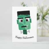 Carte Tête de monstre de Frankenstein (Debout devant)
