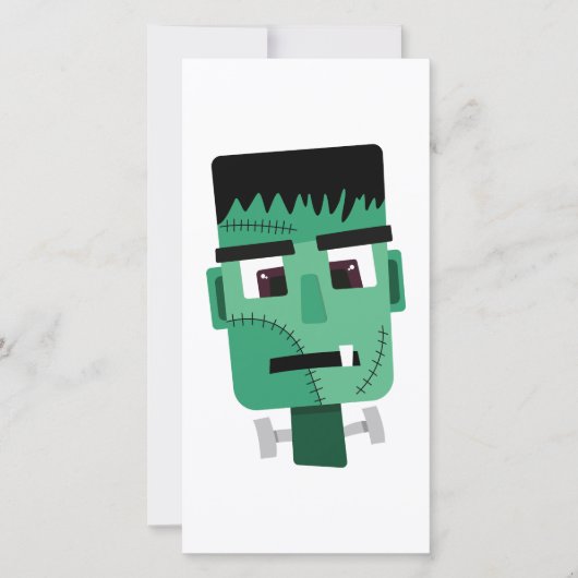 Carte Tête de monstre de Frankenstein (Devant)