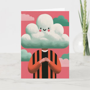 Carte Tête de nuage fantaisiste - Art de personnage surr