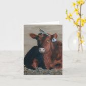 Carte Tête d'oiseau (Fleur jaune)