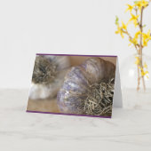 Carte Têtes d'ail (Fleur jaune)