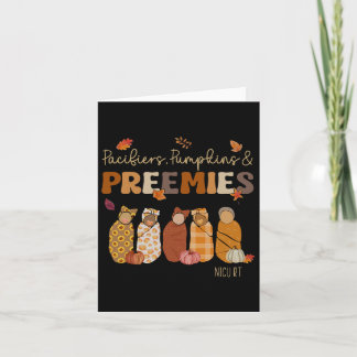 Carte Tétines Citrouilles Prematures Nicu Rt Automne Tha