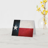 Carte Texas Flag ; Texan ; (Fleur jaune)