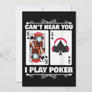 Carte Texas Holdem Poker Ne Peut Pas Vous Entendre Je Jo