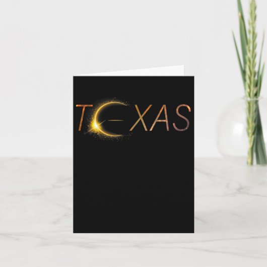 Carte Texas Solar Eclipse 2024 Total Solar Eclipse Texas (Devant)