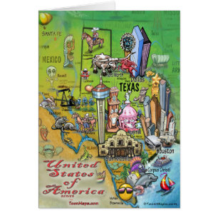 Carte Texas USA