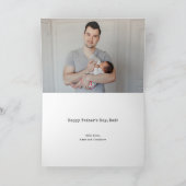 Carte Texte de deux photos et de la machine à écrire | B (Intérieur)