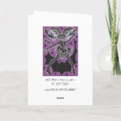 Carte texte de Miss Ado Halloween 'Happy Halloween (Dos)