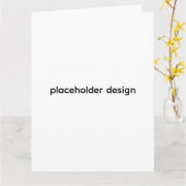 Carte texte d'espace réservé (Fleur jaune)