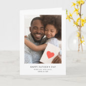 Carte Texte et photo simple et élégant | Bonne Fête des (Fleur jaune)