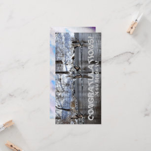 Carte Texte « Félicitations Vous Y Êtes Parvenu ! »