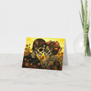 Carte Texte personnalisé 💀 Artful Día de Muertos