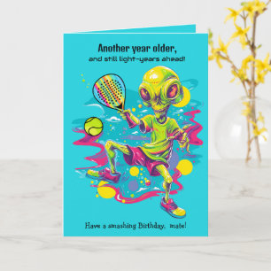 Carte Texte personnalisé, Padel années lumière avant