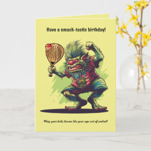 Carte Texte personnalisé, padel Trollin’ & Rollin’