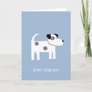 Carte texte personnalisée Jack Russell Terrier Dog