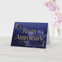 Carte texte Tourbillonnant du 10e anniversaire de