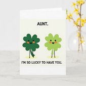 Carte texture Aunt Glitter chanceuse (Fleur jaune)