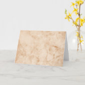 Carte Texture crémeuse en marbre (Fleur jaune)