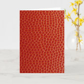 Carte Texture de gros plan du basket-ball (Fleur jaune)