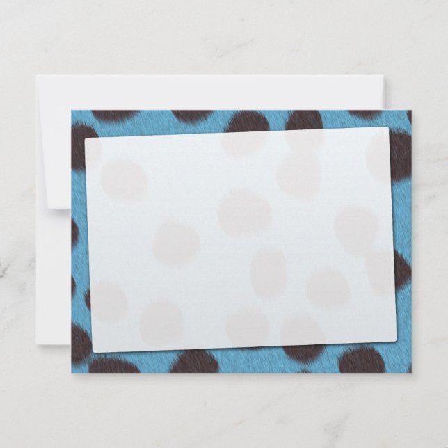 Carte Texture de la fourrure de Cheetah (Devant)