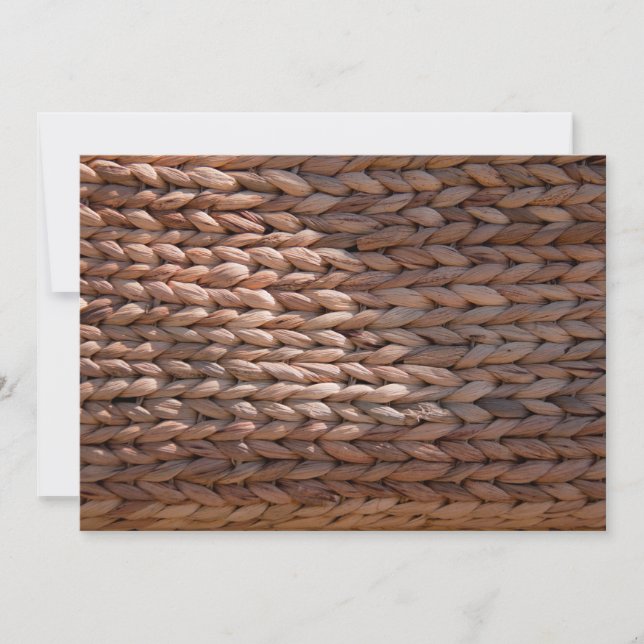 Carte Texture du panier tissé (Devant)