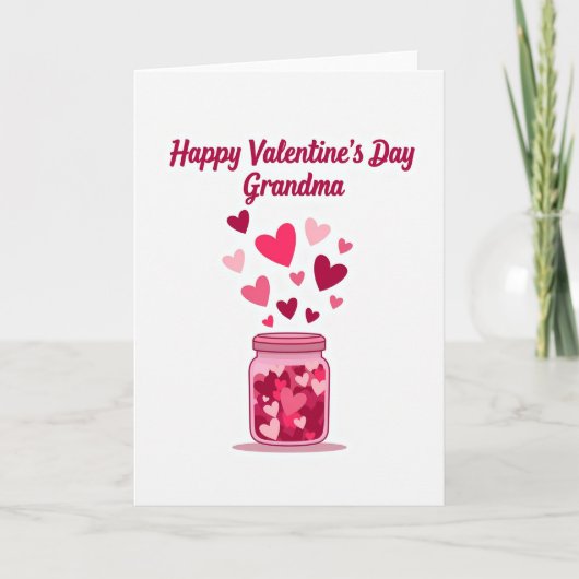 Carte texture pailletée pour grand-mère (Devant)