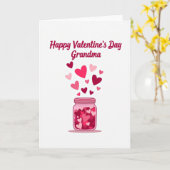 Carte texture pailletée pour grand-mère (Fleur jaune)