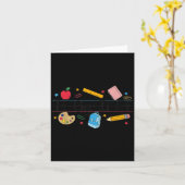 Carte Tgif Teacher Alphabet Kindergarten Teacher Appreci (Fleur jaune)
