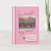 Carte __th Anniversaire - Ma mère, Ami (Devant)