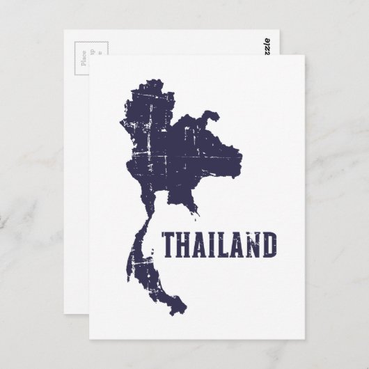 Carte Thaïlande (Devant / Derrière)