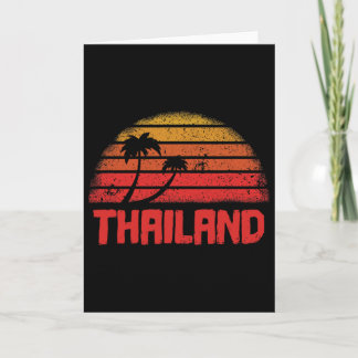 Carte Thaïlande Vintage Rétro 70s Throwck