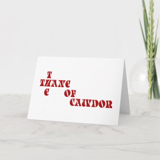 Carte thane de Cawdor (Devant)