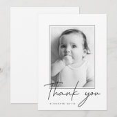 Carte THANK YOU Add Your Photo (Devant / Derrière)