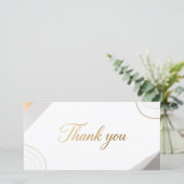Carte Thank you card (Debout devant)