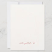 Carte Thank you card (Dos)