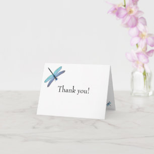 Carte Thank you! Dragonfly Greeting Card