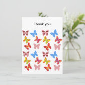 Carte Thank you Flat Greeting Card (Debout devant)