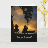 Carte Thank You For Help Country (Fleur jaune)