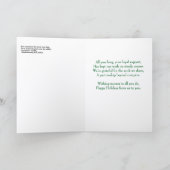 Carte 'Thank you for your business' Folded Greeting Card (Intérieur)