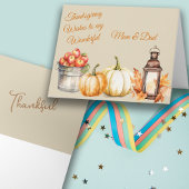 Carte Thankesgiving Remercier Personnellement