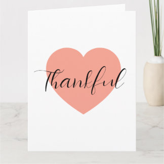 Carte Thankful 