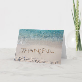 Carte 🏝️ Thankful by the Sea - Coastal Thanksgiving