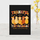 Carte Thankful For Tiny Miracles Labor Delivery Nurse Th (Fleur jaune)