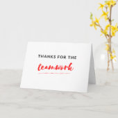 Carte Thanks (Fleur jaune)