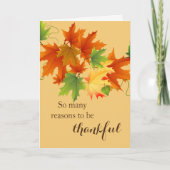 Carte Thanksgiving (Devant)