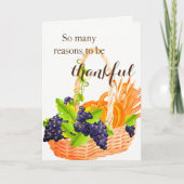 Carte Thanksgiving (Devant)