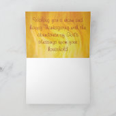 Carte Thanksgiving (Intérieur)