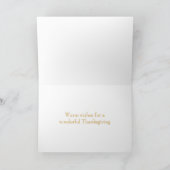 Carte Thanksgiving (Intérieur)