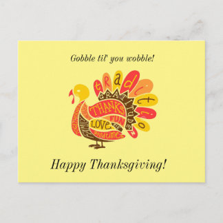 Carte Thanksgiving